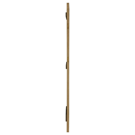  Coaster Furniture Arini 224309 Cane Weave Full Length Standing Floor Mirror - Sand Wash IMAGE 8