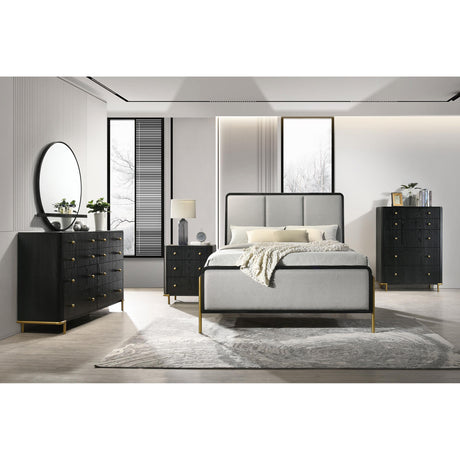  Coaster Furniture Arini 224333M 8-Drawer Dresser with Mirror - Black IMAGE 10