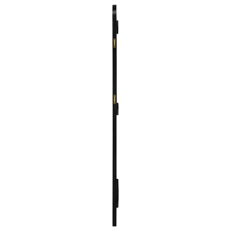  Coaster Furniture Arini 224339 Cane Weave Full Length Standing Floor Mirror - Black IMAGE 4