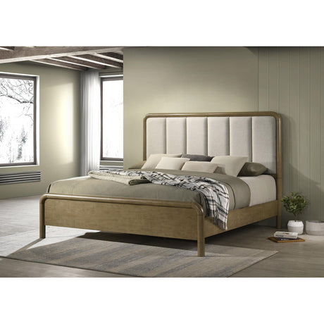  Coaster Furniture Amsbury 224271Q 59-inch Upholstered Queen Bed - Nutmeg IMAGE 4