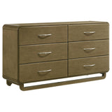  Coaster Furniture Amsbury 224273 6-Drawer Dresser Cabinet - Nutmeg IMAGE 1
