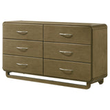 Coaster Furniture Amsbury 224273 6-Drawer Dresser Cabinet - Nutmeg IMAGE 3