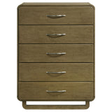  Coaster Furniture Amsbury 224275 5-Drawer Chest of Drawers - Nutmeg IMAGE 2