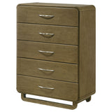  Coaster Furniture Amsbury 224275 5-Drawer Chest of Drawers - Nutmeg IMAGE 3