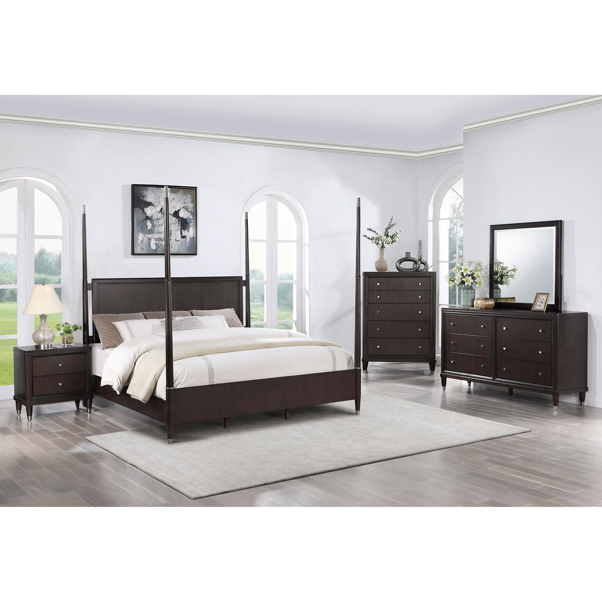  Coaster Furniture Emberlyn 223063M 6-Drawer Dresser with Mirror - Brown IMAGE 10