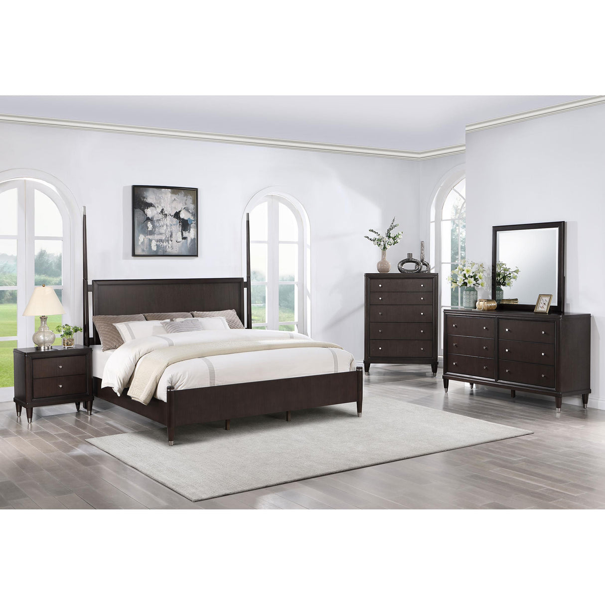  Coaster Furniture Emberlyn 223063M 6-Drawer Dresser with Mirror - Brown IMAGE 11