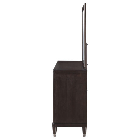  Coaster Furniture Emberlyn 223063M 6-Drawer Dresser with Mirror - Brown IMAGE 4