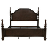 Coaster Furniture Andover 223631KE 63-inch Four Poster Eastern King Bed - Dark Oak IMAGE 3