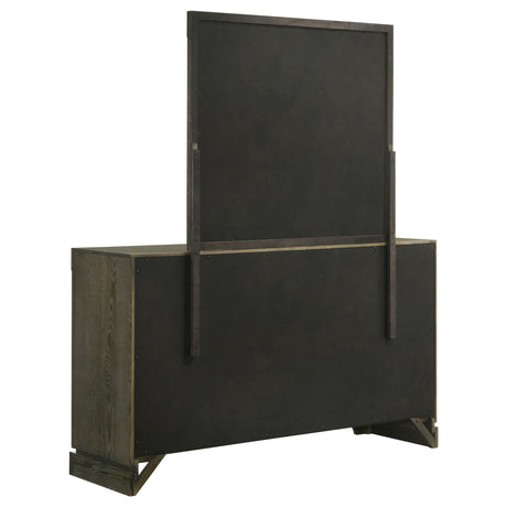  Coaster Furniture Gran Park 224933M 6-Drawer Dresser and Mirror - Dark Cocoa IMAGE 5