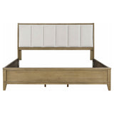  Coaster Furniture Granada 224921KE Upholstered Eastern King Panel Bed - Natural Pine IMAGE 3