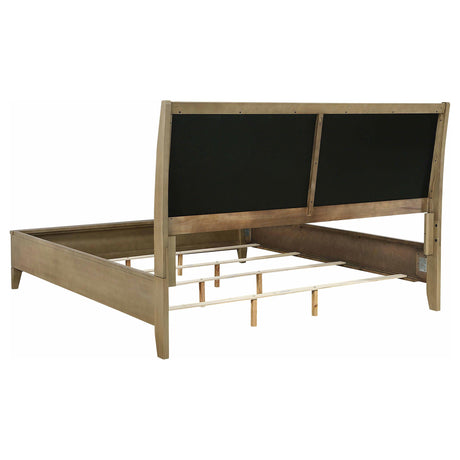  Coaster Furniture Granada 224921KE Upholstered Eastern King Panel Bed - Natural Pine IMAGE 8