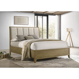  Coaster Furniture Granada 224921KW Upholstered California King Panel Bed - Natural Pine IMAGE 4