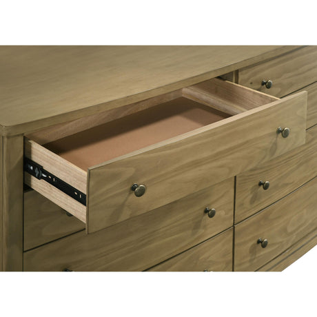  Coaster Furniture Granada 224923M 8-Drawer Dresser and Mirror - Natural Pine IMAGE 11