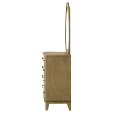  Coaster Furniture Granada 224923M 8-Drawer Dresser and Mirror - Natural Pine IMAGE 4