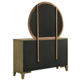  Coaster Furniture Granada 224923M 8-Drawer Dresser and Mirror - Natural Pine IMAGE 5