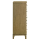  Coaster Furniture Granada 224925 5-Drawer Bedroom Chest of Drawers - Natural Pine IMAGE 8