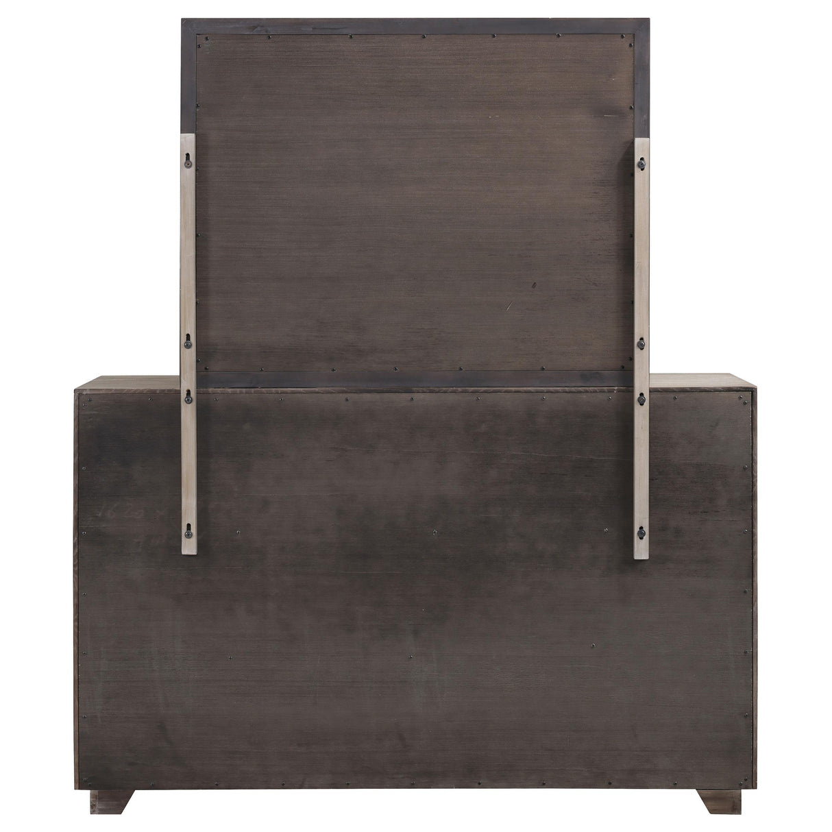  Coaster Furniture Kenora 224853M 6-Drawer Dresser and Mirror - Barley Brown IMAGE 6