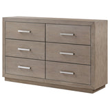  Coaster Furniture Kenora 224853 6-Drawer Dresser - Barley Brown IMAGE 3