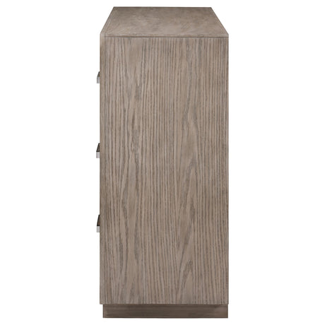  Coaster Furniture Kenora 224853 6-Drawer Dresser - Barley Brown IMAGE 4