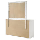  Coaster Furniture Ives 224943M 6-Drawer Dresser and Mirror - White High Gloss IMAGE 7