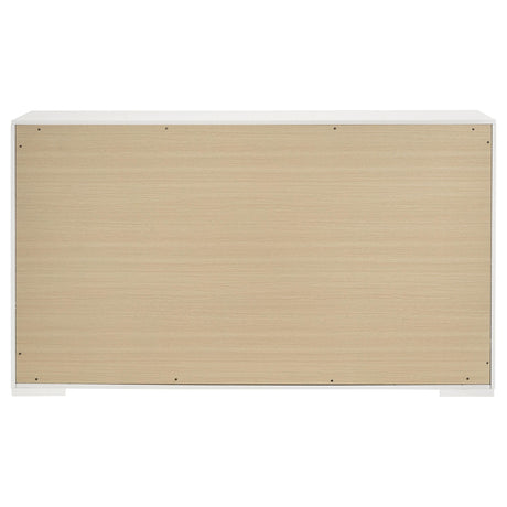  Coaster Furniture Ives 224943 6-Drawer Dresser Cabinet - White High Gloss IMAGE 6