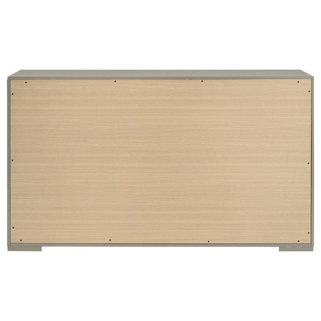  Coaster Furniture Ives 224973 6-Drawer Dresser Cabinet - Grey High Gloss IMAGE 6