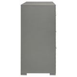  Coaster Furniture Ives 224973 6-Drawer Dresser Cabinet - Grey High Gloss IMAGE 8