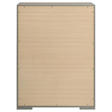  Coaster Furniture Ives 224975 5-Drawer Bedroom Chest of Drawers - Grey High Gloss IMAGE 6