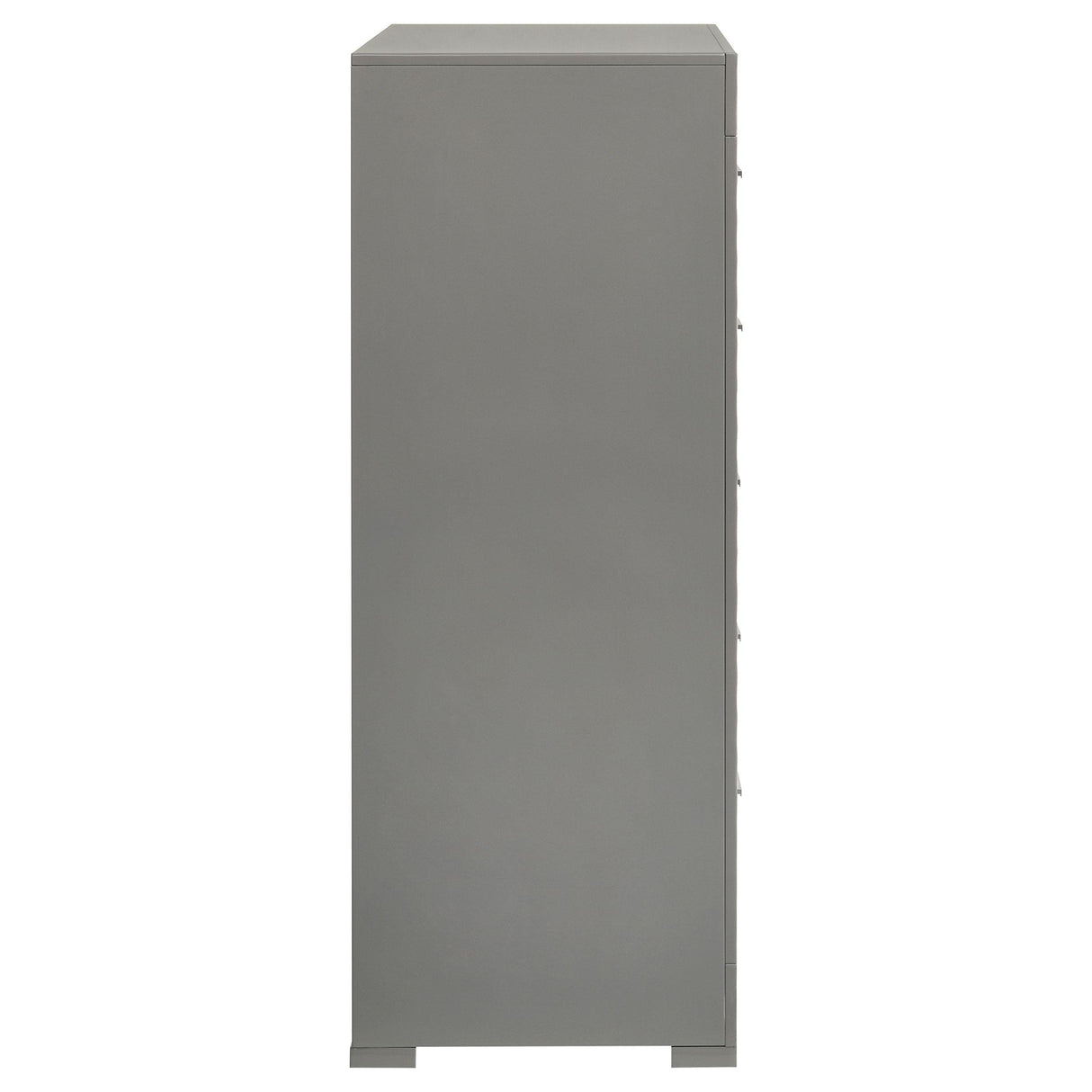  Coaster Furniture Ives 224975 5-Drawer Bedroom Chest of Drawers - Grey High Gloss IMAGE 8
