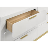  Coaster Furniture Caraway 224773M 6-Drawer Dresser with Mirror - White IMAGE 11