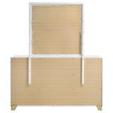  Coaster Furniture Caraway 224773M 6-Drawer Dresser with Mirror - White IMAGE 6