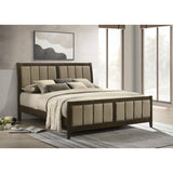  Coaster Furniture Wilkes 224421KW 51-inch Upholstered California King Bed - Dark Cocoa IMAGE 6