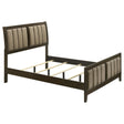  Coaster Furniture Wilkes 224421F 51-inch Upholstered Full Bed - Dark Cocoa IMAGE 1