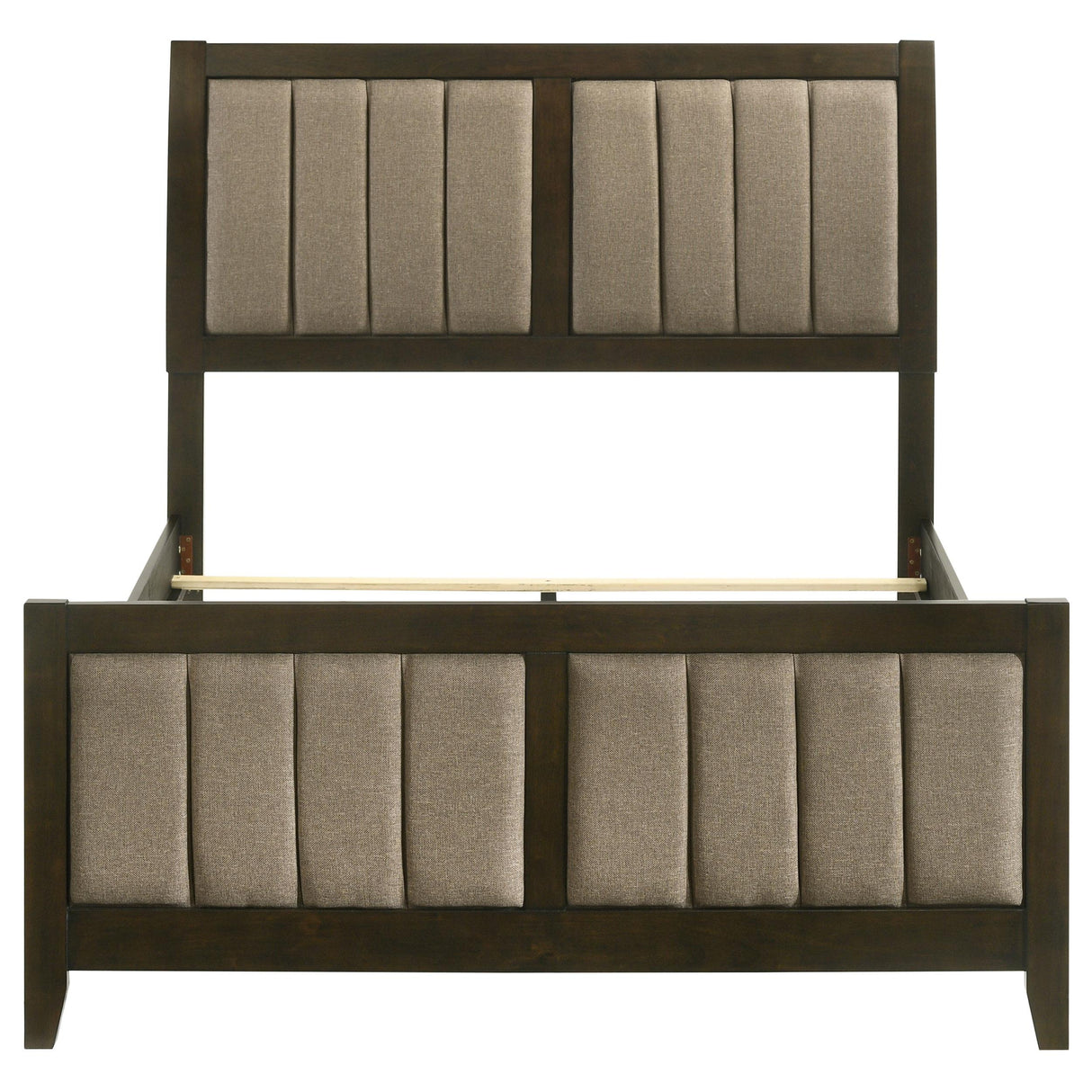  Coaster Furniture Wilkes 224421F 51-inch Upholstered Full Bed - Dark Cocoa IMAGE 3