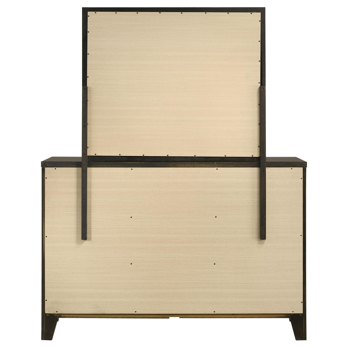  Coaster Furniture Wilkes 224423M 6-Drawer Dresser and Mirror - Dark Cocoa IMAGE 6