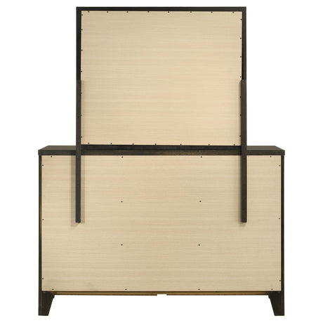  Coaster Furniture Wilkes 224423M 6-Drawer Dresser and Mirror - Dark Cocoa IMAGE 6