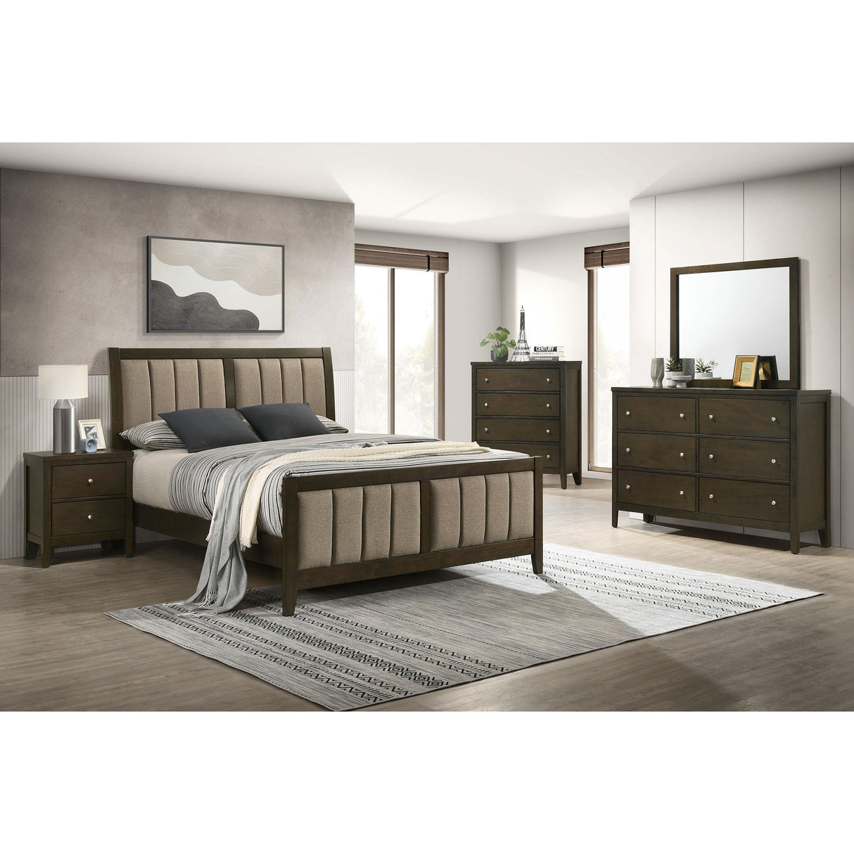  Coaster Furniture Wilkes 224423 6-Drawer Dresser Cabinet - Dark Cocoa IMAGE 10