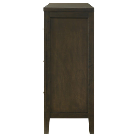  Coaster Furniture Wilkes 224423 6-Drawer Dresser Cabinet - Dark Cocoa IMAGE 4