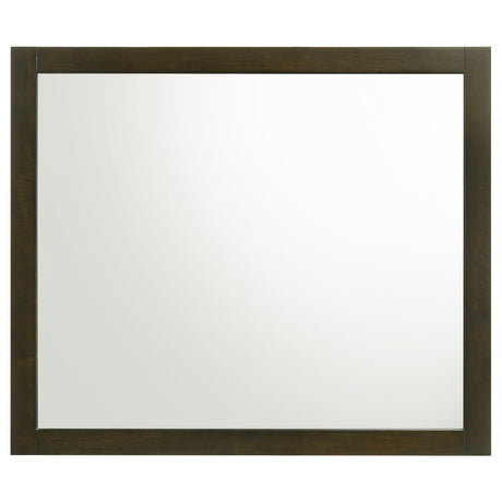  Coaster Furniture Wilkes 224424 Dresser Mirror - Dark Cocoa IMAGE 2