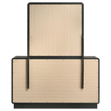  Coaster Furniture Cavelle 223663M 6-Drawer Dresser and Mirror - Black IMAGE 6