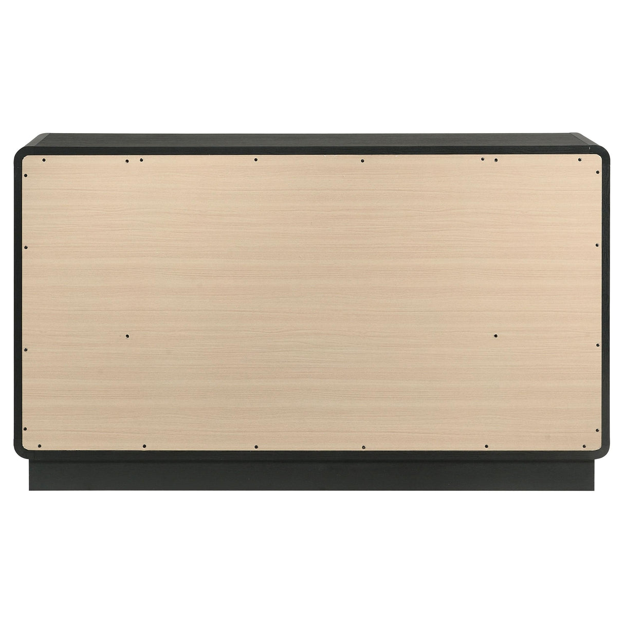  Coaster Furniture Cavelle 223663 6-Drawer Dresser Cabinet - Black IMAGE 6