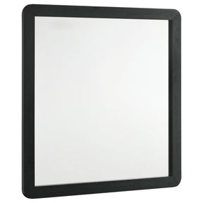  Coaster Furniture Cavelle 223664 Dresser Mirror - Black IMAGE 1