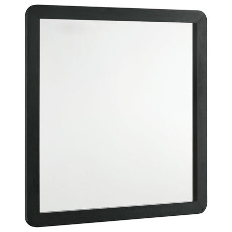  Coaster Furniture Cavelle 223664 Dresser Mirror - Black IMAGE 1