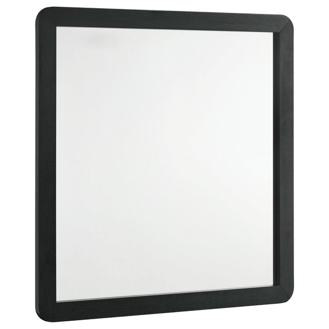  Coaster Furniture Cavelle 223664 Dresser Mirror - Black IMAGE 1