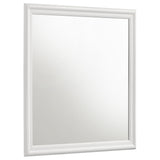  Coaster Furniture Louis Philippe 202444 Dresser Mirror - White IMAGE 1