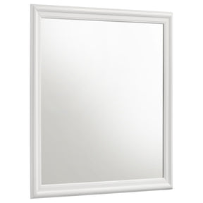  Coaster Furniture Louis Philippe 202444 Dresser Mirror - White IMAGE 1