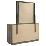  Coaster Furniture Fenwick 224983M 9-Drawer Dresser with Mirror - Grey Oak IMAGE 5