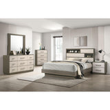  Coaster Furniture Fenwick 224984 Dresser Mirror - Grey Oak IMAGE 4