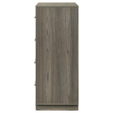  Coaster Furniture Fenwick 224985 4-Drawer Chest of Drawers - Grey Oak IMAGE 4