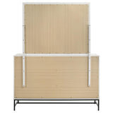  Coaster Furniture Sonora 224863M 6-Drawer Dresser with Mirror - White IMAGE 6